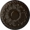 Ekena Millwork Colton Ceiling Medallion (Fits Canopies up to 4 3/4"), Hand-Painted Bronze, 15 3/4"OD x 1 1/2"P CM15CNBZS - alternate 1